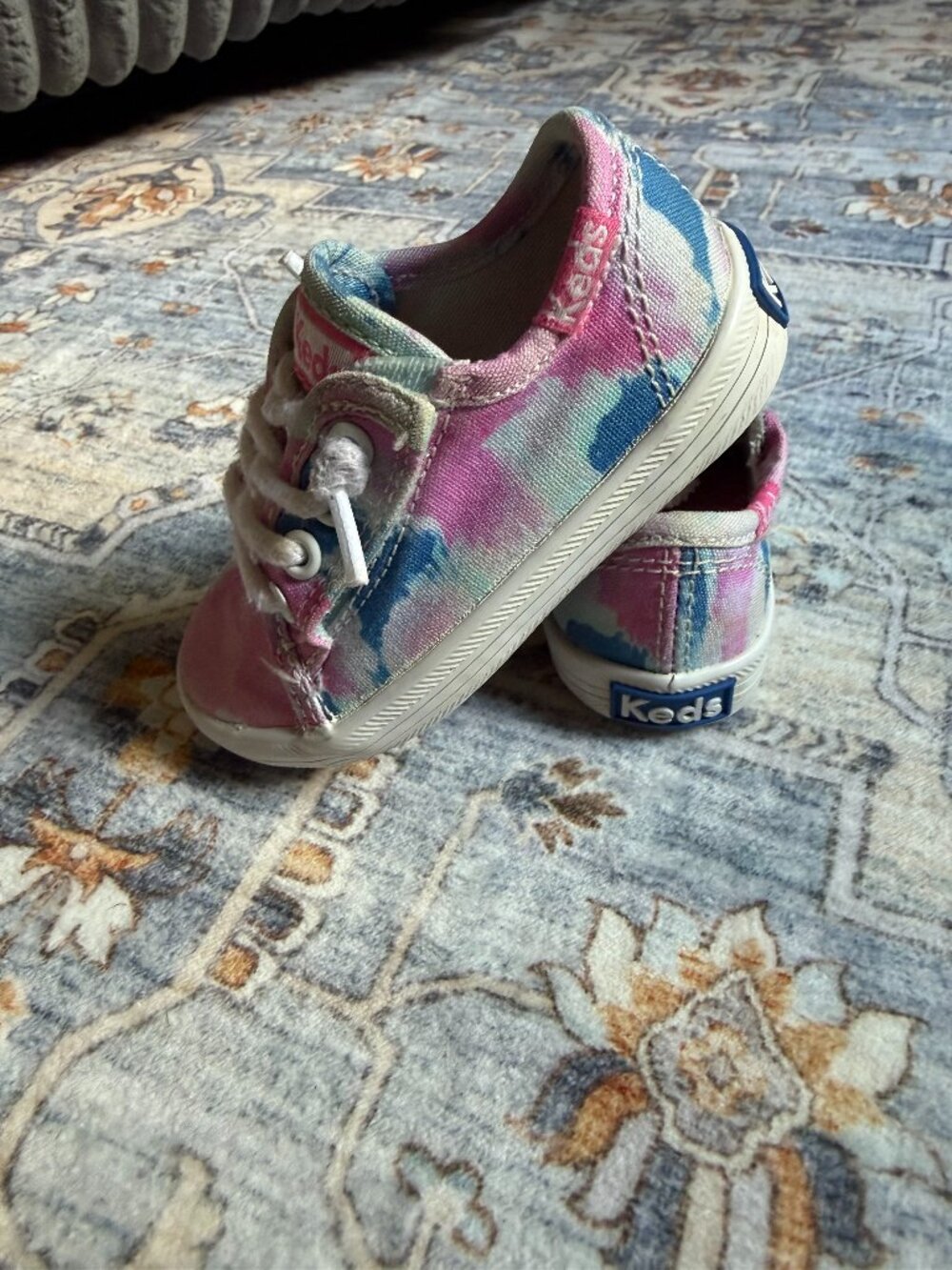 Keds Toddler Sneakers – Size 4M Tie Dye | Kickstart Toe Cap Jr.